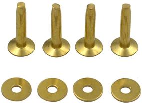 img 2 attached to Copper Rivets and Washers Set: Durable and Reliable Fastening Solution by DGOL