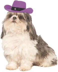 img 2 attached to 🤠 Lavender Cowgirl Hat for Dogs by Rubie's