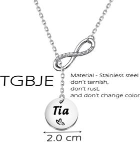 img 3 attached to 💎 Sparkling TGBJE Gigi and Lola Necklaces: Perfect Birthday and Godmother Gift, Family Jewelry, and Great Grandma Treasure