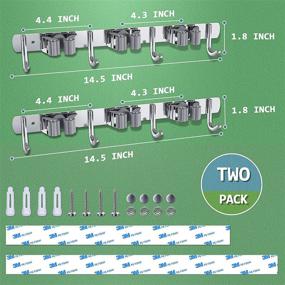 img 1 attached to 🔧 Streamline Your Space with Stainless Utility Holder Organizers