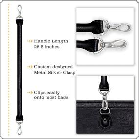 img 3 attached to Purse Straps Replacement Detachable Professional