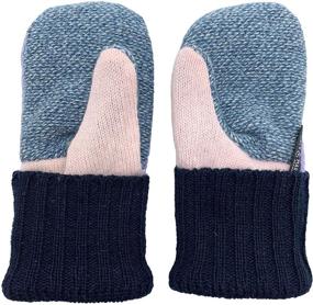 img 3 attached to 🧤 Cozy and Stylish: Handmade Children's Flannel Fleece Wool Mittens - Warm Winter Kid's Gloves, Proudly Made in the USA