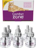 🐱 enhance your cat's calming experience with comfort zone basic calming refill - 6 pack logo