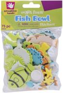 🐠 catch the fun with creative hands foam stickers: fish bowl delight logo