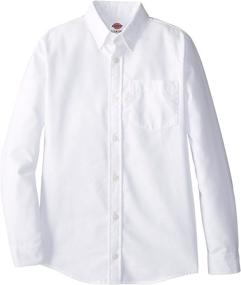 img 2 attached to Classic Style for Boys: Dickies Long Sleeve Oxford Shirt