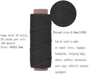 img 1 attached to JOYISEN Multicolor Leather Stitching Bracelets