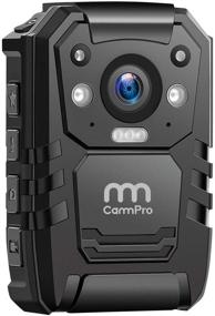 img 4 attached to CammPro I826 1296P HD Police Body Camera: Enhanced Law Enforcement Wearable with 64G Memory, Waterproof, Night Vision, and GPS Tracking