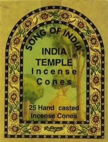 img 1 attached to 🕉️ Experience Divine Bliss with India Temple Incense: Song of India Cones - Box of 25