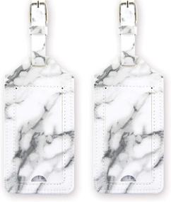 img 3 attached to 🧳 Marble Leather Kandouren Luggage Pieces