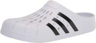 👟 adidas unisex adult adilette white black men's athletic shoes: optimal style and performance логотип