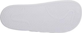 img 1 attached to 👟 Adidas Unisex Adult Adilette White Black Men's Athletic Shoes: Optimal Style and Performance