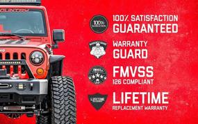 img 1 attached to 💪 Премиум задняя защитная пластина Dana 44 для Jeep Wrangler JK (2007-2018) - Всего за $799