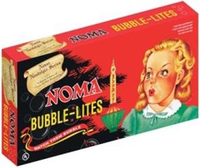 img 4 attached to Nostalgic Vintage Special Edition Christmas Lights Set - Noma Bubble Lite, Pack of 7