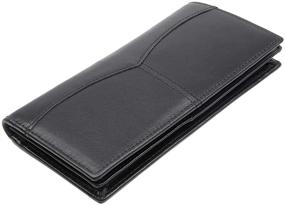 img 4 attached to 👔 Texbo Genuine Leather Bifold Wallet: Stylish Men's Accessory with Timeless Appeal