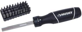 img 1 attached to Husky 236360400 Ratcheting Screwdriver 40 Piece