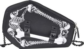 img 4 attached to QZUnique Halloween Novelty Shoulder Crossbody Women's Handbags & Wallets