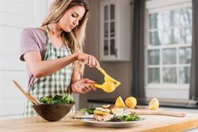 img 3 attached to 🍋 Freshpire Premium Lemon Squeezer: Manual Citrus Juicer Press for Effortless Fruit Juice Extraction - Heavy Duty Handheld Use, Easy to Clean Aluminum Metal - Dishwasher Safe