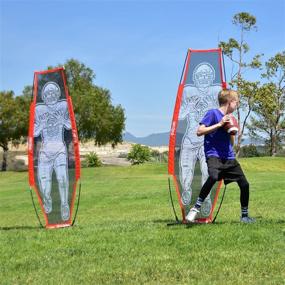 img 2 attached to Enhance Passing Accuracy and Footwork with GoSports Xtraman Dummy Defender for QB Training