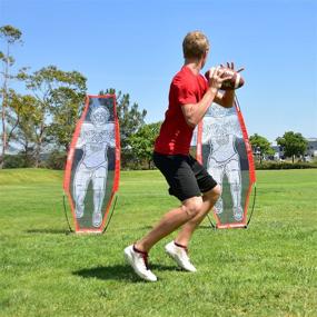 img 3 attached to Enhance Passing Accuracy and Footwork with GoSports Xtraman Dummy Defender for QB Training