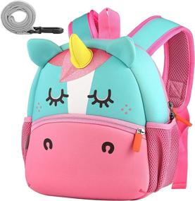 img 4 attached to GAGAKU Unicorn Backpack Preschool Anti Lost