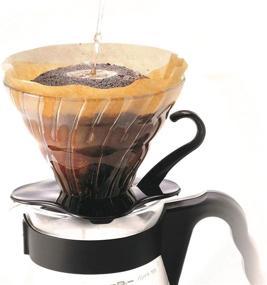 img 3 attached to Hario V60 Glass Coffee Dripper Size 02 Black - Enhance Your Brewing Experience!