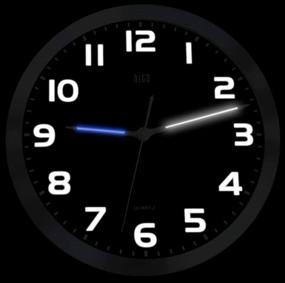 img 4 attached to Silent Non-Ticking Wall Clock 12” with Smart Auto Nightlight, Adjustable Brightness, Silver Metal Frame, Glass Cover, Sweep Movement, Illuminated Hands and Numbers