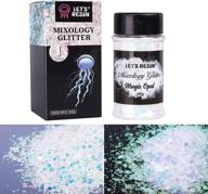 🌈 magical opal glitter mix for epoxy resin/tumbler, iridescent color shifting glitter for nail art, slime, and resin crafts - let's resin logo