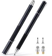 abiarst stylus pens for ipad, pro-quality touch screen disc 🖊️ & fiber tip stylus - compatible with apple/iphone/ipad/air/surface - 2 pack (black/black) logo
