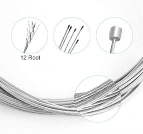 img 1 attached to 🚲 Upgrade Your Bike with Hyacinth's 10PCS Premium Bike Shift Cable Kit – Perfect for Mountain & Road Bicycles, Includes Free O-Rings, End Ferrules, and Caps!