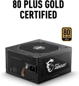 img 1 attached to 💥 MSI MPG A850GF Power Supply: 850W, Full Modular, 80 PLUS Gold Certified, 10-Year Warranty