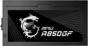 img 3 attached to 💥 MSI MPG A850GF Power Supply: 850W, Full Modular, 80 PLUS Gold Certified, 10-Year Warranty