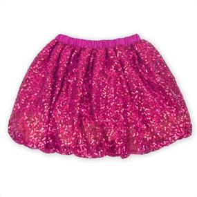 img 3 attached to 👗 Coralup Little Sparkle Sequins Ballet Girls' Clothing: Trendy Skirts & Skorts