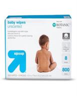 up unscented baby wipes refill logo