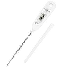 img 4 attached to 🌡️ Regetek Instant Read Meat Thermometer: Accurate Digital LCD Cooking with Long Probe for Grill, Oven, BBQ, and Smoker