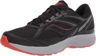 saucony cohesion running royal black men's shoes in athletic логотип