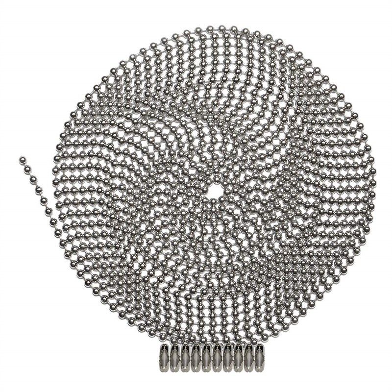 length ball chain matching connectors industrial hardware in chains 로고