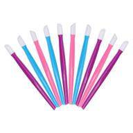 adecco llc 10pcs rubber nail cuticle pusher: effective nail art tool for acrylic cuticle cleaning (random color) logo