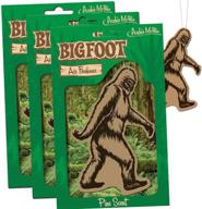 🌲 refresh your space with bigfoot air freshener - pine scent (3 pack) logo