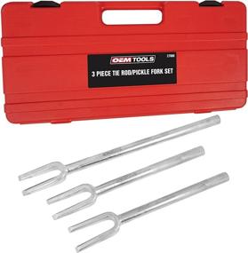 img 4 attached to 🔧 OEMTOOLS 27080 3 Piece Pickle Fork Set: Ball Joint Separator, Pitman Arm Wedge, and Tie Rod End Fork – Quality Auto Mechanic Tools with Long Handles