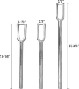 img 2 attached to 🔧 OEMTOOLS 27080 3 Piece Pickle Fork Set: Ball Joint Separator, Pitman Arm Wedge, and Tie Rod End Fork – Quality Auto Mechanic Tools with Long Handles