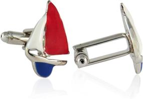 img 3 attached to Cuff Daddy Sailboat Nautical Cufflinks Presentation