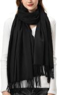 stylish women's cashmere pashmina blanket scarves: must-have accessories for ladies logo