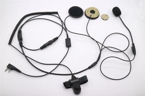 img 1 attached to HKSUNKIN Motorcycle Earpiece Headset Microphone