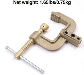 img 1 attached to 🔗 HITBOX G Ground Welding Earth Clamp: 0.75kg Full Copper 400A High Standard Solid Brass Earth Clamp for Industrial Applications