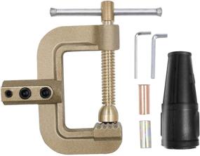 img 4 attached to 🔗 HITBOX G Ground Welding Earth Clamp: 0.75kg Full Copper 400A High Standard Solid Brass Earth Clamp for Industrial Applications