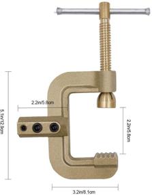 img 3 attached to 🔗 HITBOX G Ground Welding Earth Clamp: 0.75kg Full Copper 400A High Standard Solid Brass Earth Clamp for Industrial Applications