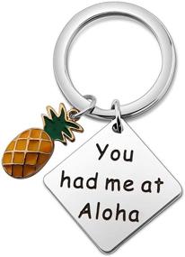 img 4 attached to SEIRAA Pineapple Keychain Tropical Vacation