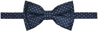 🌈 stylish and convenient: retreez color polka microfiber pre tied boys' accessories for effortlessly trendy looks logo