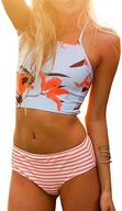 🦖 bold and stylish sherrydc dinosaur printed tankini swimsuits: women's trendy clothing and swimwear essentials with matching cover-ups logo