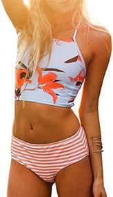 img 4 attached to 🦖 Bold and Stylish SherryDC Dinosaur Printed Tankini Swimsuits: Women's Trendy Clothing and Swimwear Essentials with Matching Cover-Ups